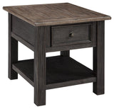 Tyler Grayish Brown/black Creek Coffee Table With 1 End Table PKG008765 - T736-20 | T736-3 - Ella Furniture