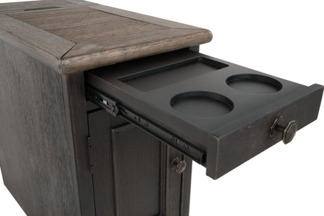 Tyler Grayish Brown/black Creek Coffee Table With 2 End Tables PKG008568 - T736-20 | T736-7 | T736-7 - Ella Furniture