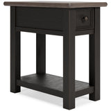 Tyler Grayish Brown/black Creek Coffee Table With 2 End Tables PKG010344 - T736-20 | T736-107 | T736-107 - Ella Furniture