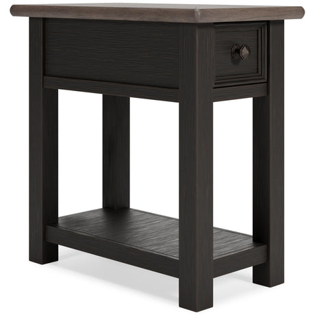 Tyler Grayish Brown/black Creek Coffee Table With 2 End Tables PKG010344 - T736-20 | T736-107 | T736-107 - Ella Furniture