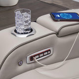 U271-05 Power Reclining Set (Genuine Leather + Air Massage) - Ella Furniture