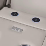 U271-05 Power Reclining Set (Genuine Leather + Air Massage) - Ella Furniture