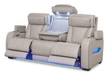 U271-05 Power Reclining Set (Genuine Leather + Air Massage) - Ella Furniture