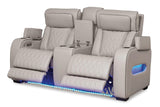 U271-05 Power Reclining Set (Genuine Leather + Air Massage) - Ella Furniture