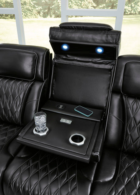 U271-06 Power Reclining Set (Genuine Leather + Air Massage)* - Ella Furniture