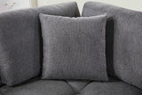 Uptown Grey 2-Piece Sectional Sofa view 3
