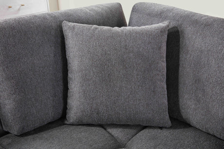 Uptown Grey 2-Piece Sectional Sofa view 3