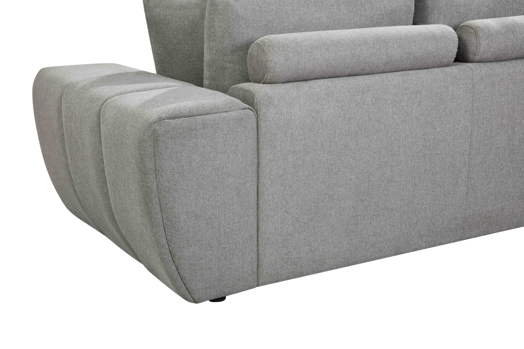 Uptown Light Grey 2-Piece Sectional Sofa view 4