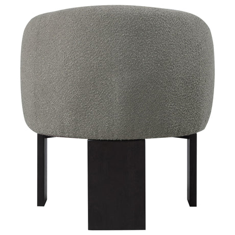 Valdez Boucle Upholstered Barrel Back Accent Chair Brown 903166 - Ella Furniture