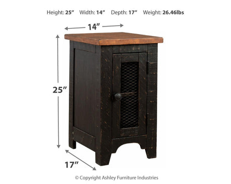Valebeck Black/brown 2 End Tables - Ella Furniture