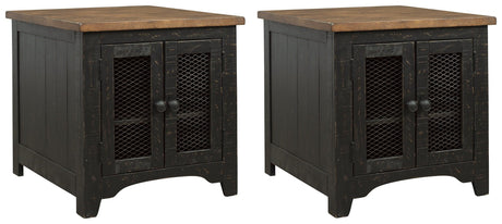 Valebeck Black/brown 2 End Tables PKG008529 - T468-3 | T468-3 - Ella Furniture
