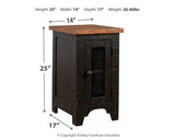 Valebeck Black/brown Coffee Table With 1 End Table - Ella Furniture