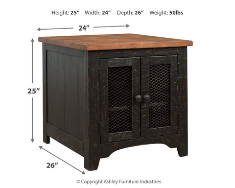 Valebeck Black/brown Coffee Table With 1 End Table PKG008770 - T468-00 | T468-3 - Ella Furniture