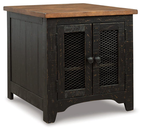 Valebeck Black/brown Coffee Table With 2 End Tables - Ella Furniture