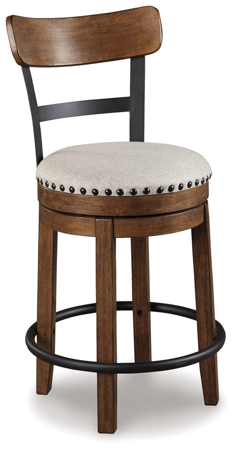 Valebeck Brown Counter Height Dining Table And 4 Barstools - Ella Furniture
