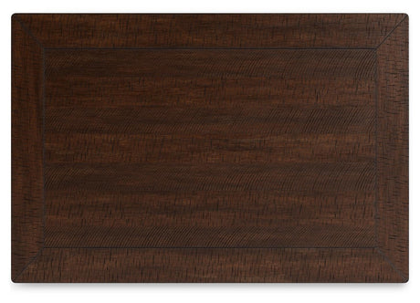 Valebeck White/Brown Counter Height Dining Table D546-32 - Ella Furniture