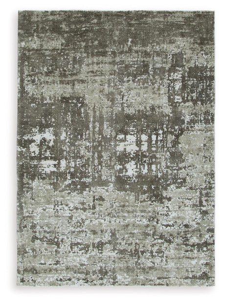 Valmontic Gray Medium Rug - Ella Furniture