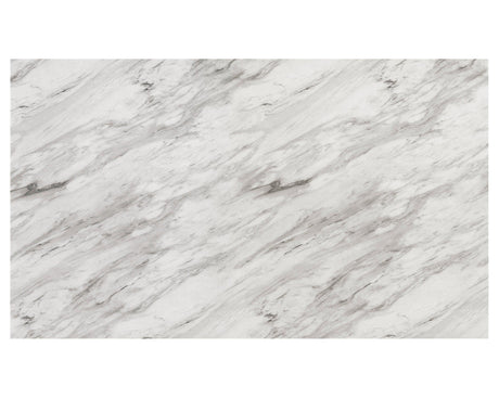 Vance White-Gray Faux Marble Fabric Seat Rectangular Dining Room Set - Ella Furniture