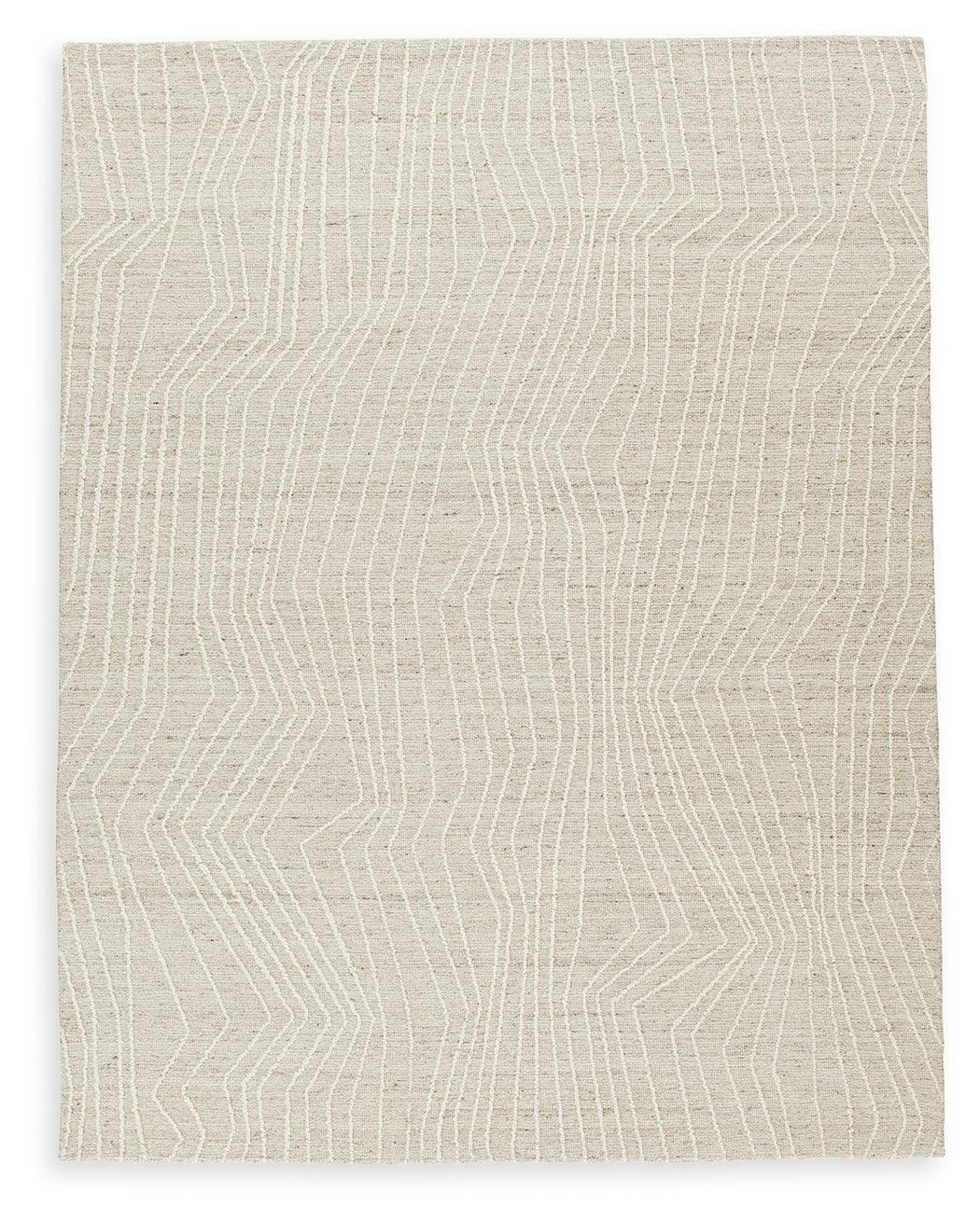 Varahill Gray/Ivory Large Rug - Ella Furniture