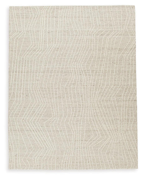 Varahill Gray/Ivory Large Rug - Ella Furniture