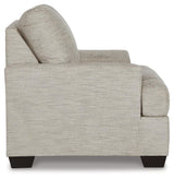 Vayda Pebble Chair And Ottoman - Ella Furniture
