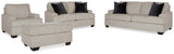 Vayda Pebble Sofa, Loveseat, Chair And Ottoman - Ella Furniture