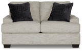 Vayda Pebble Sofa, Loveseat, Chair And Ottoman - Ella Furniture