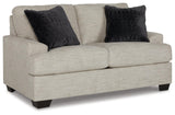 Vayda Pebble Sofa, Loveseat, Chair And Ottoman - Ella Furniture
