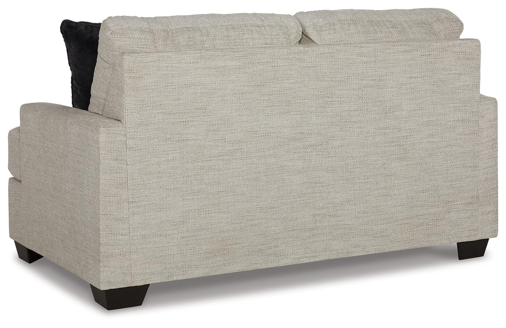 Vayda Pebble Sofa, Loveseat, Chair And Ottoman - Ella Furniture