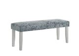 Vela Silver Glam Sleek And Modern Wood And Veneers Dining Room Set - Ella Furniture