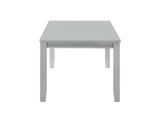 Vela Silver Glam Sleek And Modern Wood And Veneers Dining Room Set - Ella Furniture