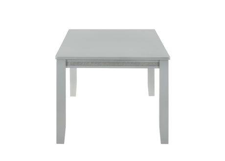 Vela Silver Glam Sleek And Modern Wood And Veneers Dining Room Set - Ella Furniture