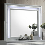 Veronica Dresser Mirror Light Silver 224724 - Ella Furniture