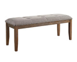 Vesper Brown/Gray Marble Rectangular Transitional Wood And Veneers Dining Room Set - Ella Furniture