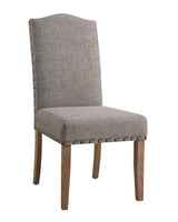 Vesper Brown/Gray Marble Rectangular Transitional Wood And Veneers Dining Room Set - Ella Furniture
