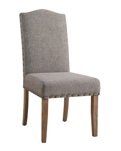 Vesper Brown/Gray Marble Rectangular Transitional Wood And Veneers Dining Room Set - Ella Furniture