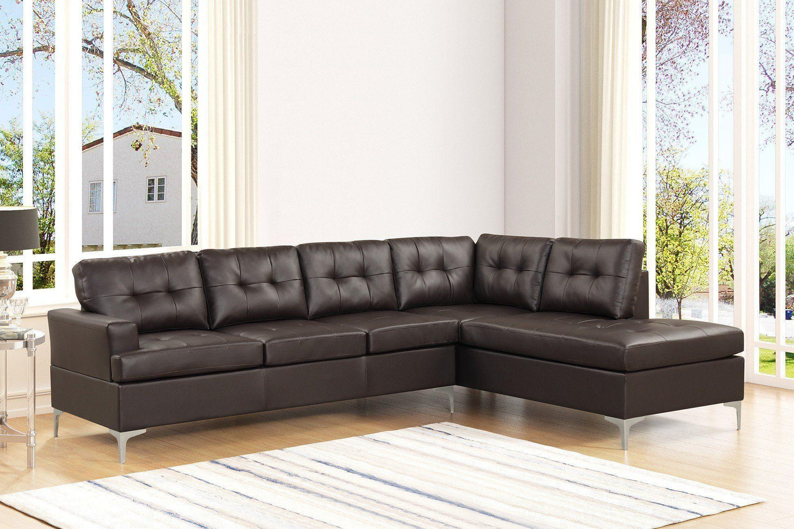 Vintage Espresso - Sectional - Ella Furniture