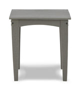 Visola Gray Outdoor Chair With End Table - Ella Furniture