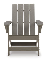 Visola Gray Outdoor Chair With End Table - Ella Furniture