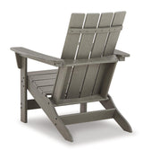 Visola Gray Outdoor Chair With End Table - Ella Furniture
