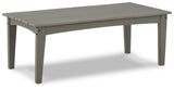 Visola Gray Outdoor Coffee Table With 2 End Tables - Ella Furniture