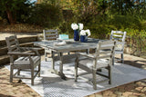 Visola Gray Outdoor Dining Table And 4 Chairs - Ella Furniture