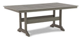 Visola Gray Outdoor Dining Table And 4 Chairs - Ella Furniture