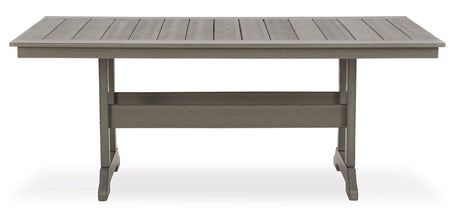 Visola Gray Outdoor Dining Table And 4 Chairs - Ella Furniture