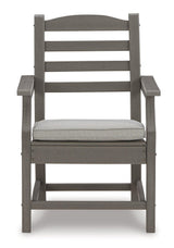 Visola Gray Outdoor Dining Table And 4 Chairs - Ella Furniture