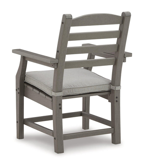Visola Gray Outdoor Dining Table And 6 Chairs - Ella Furniture