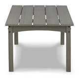 Visola Gray Outdoor Sofa And 2 Chairs With Coffee Table - Ella Furniture