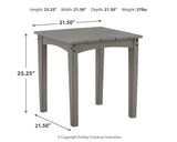 Visola Gray Outdoor Sofa And 2 Lounge Chairs With Coffee Table And 2 End Tables - Ella Furniture