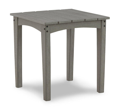 Visola Gray Outdoor Sofa And Loveseat With 2 Lounge Chairs And End Table - Ella Furniture