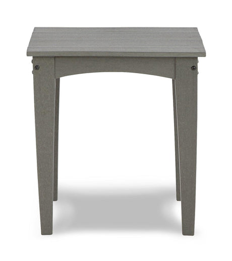 Visola Gray Outdoor Sofa And Loveseat With 2 Lounge Chairs And End Table - Ella Furniture